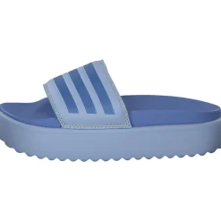 Adidas Adilette Platform, Badeschuhe, Damen, blue dawn/blue fusion met