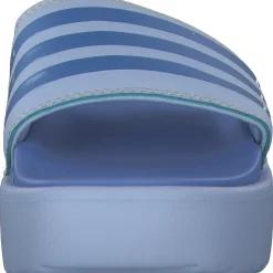 Adidas Adilette Platform, Badeschuhe, Damen, blue dawn/blue fusion met