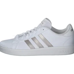 Adidas Core Grand Court Base 2 W, Sneakers Low, Damen, weiß / gold