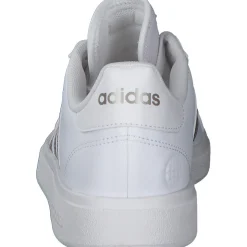 Adidas Core Grand Court Base 2 W, Sneakers Low, Damen, weiß / gold