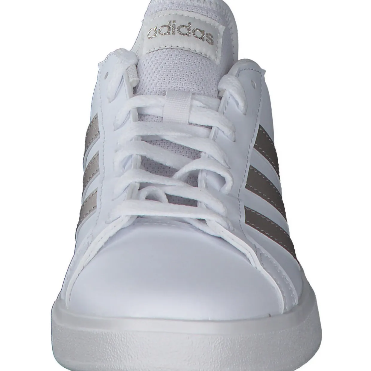 Adidas Core Grand Court Base 2 W, Sneakers Low, Damen, weiß / gold