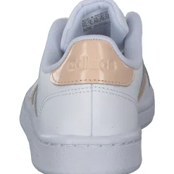 Adidas Core Grand Court, Sneakers Low, Damen, weiß lachs