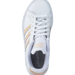 Adidas Core Grand Court, Sneakers Low, Damen, weiß lachs