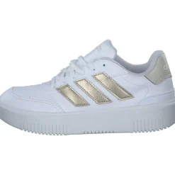 Adidas Courtblock Bold, Schnürschuhe, Damen, FTWWHT/CYBEMT/ORBGRY