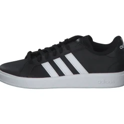 Adidas Grand Court Base 2.0 W, Schnürschuhe, Damen, black/white/black