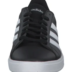 Adidas Grand Court Base 2.0 W, Schnürschuhe, Damen, black/white/black