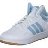 Adidas Hoops 3.0 MID W, Sneakers High, Damen, white/clear sky/gum