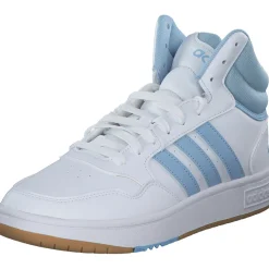 Adidas Hoops 3.0 MID W, Sneakers High, Damen, white/clear sky/gum