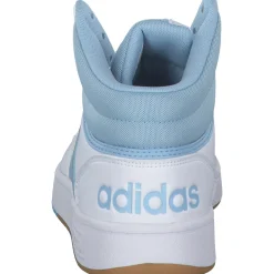 Adidas Hoops 3.0 MID W, Sneakers High, Damen, white/clear sky/gum