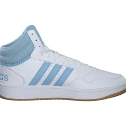 Adidas Hoops 3.0 MID W, Sneakers High, Damen, white/clear sky/gum