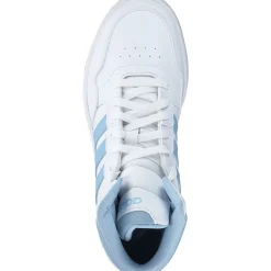 Adidas Hoops 3.0 MID W, Sneakers High, Damen, white/clear sky/gum