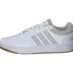 Adidas Hoops 3.0 W, Sneakers Low, Damen, white/crystal white/gum