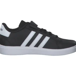 adidas IE5995 Grand Court 2.0 EL C, Slipper (Kinder), Kinder, CBLACK/FTWWHT/CBLACK