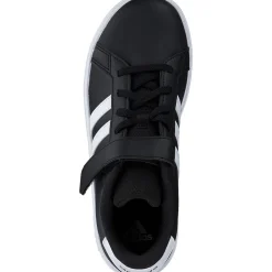 adidas IE5995 Grand Court 2.0 EL C, Slipper (Kinder), Kinder, CBLACK/FTWWHT/CBLACK