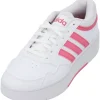 adidas IG6114 Hoops 3.0, Schnürschuhe, Damen, white/pink fusion