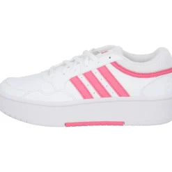 adidas IG6114 Hoops 3.0, Schnürschuhe, Damen, white/pink fusion