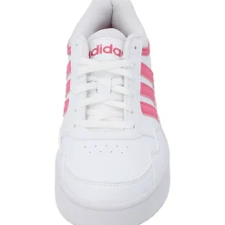 adidas IG6114 Hoops 3.0, Schnürschuhe, Damen, white/pink fusion
