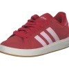 adidas IH6190 Grand Court Base 00, Schnürschuhe, Damen, better scarlet/clearpink/white