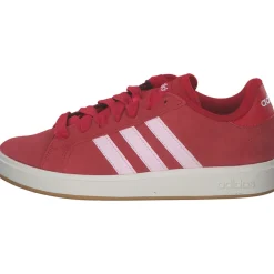 adidas IH6190 Grand Court Base 00, Schnürschuhe, Damen, better scarlet/clearpink/white