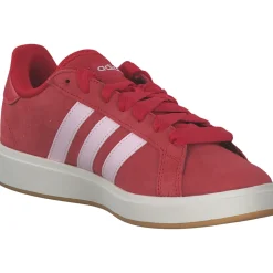 adidas IH6190 Grand Court Base 00, Schnürschuhe, Damen, better scarlet/clearpink/white