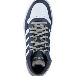 adidas IH0158 HOOPS 3.0 MID, Stiefel, Herren, Weiß Blau