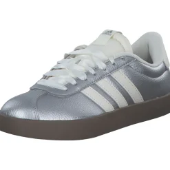 Adidas VL Court 3.0 W, Schnürschuhe, Damen, SILVMT/OWHITE/GUM5