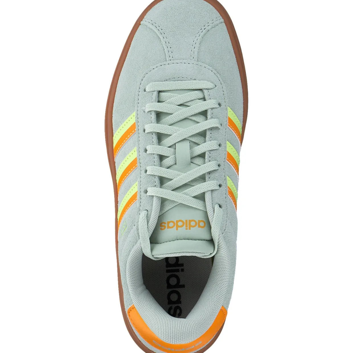 Adidas VL Court Bold W, Schnürschuhe, Damen, LINGRN/CREORA/HIREYE