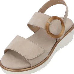 Ara Bilbao 33505, Keilsandaletten, Damen, Beige
