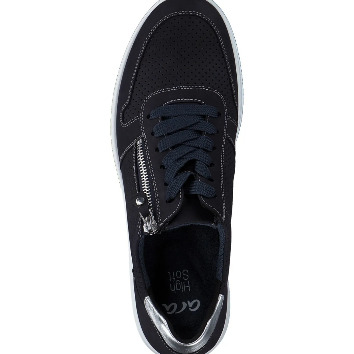 Ara Osaka 25510, Schnürschuhe, Damen, BLAU SILBER