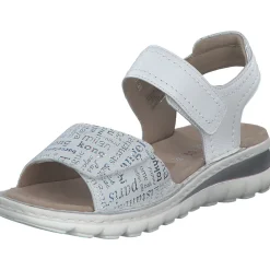 Ara Tampa 47209, Keilsandaletten, Damen, NEBBIA WEISS
