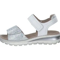 Ara Tampa 47209, Keilsandaletten, Damen, NEBBIA WEISS