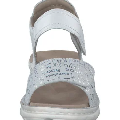 Ara Tampa 47209, Keilsandaletten, Damen, NEBBIA WEISS