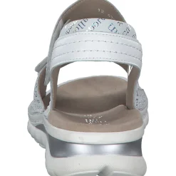 Ara Tampa 47209, Keilsandaletten, Damen, NEBBIA WEISS