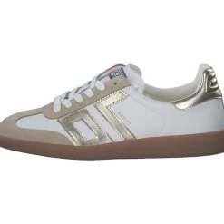 Back 70 Cloud 2505, Schnürschuhe, Damen, white/metallic gold