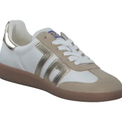 Back 70 Cloud 2505, Schnürschuhe, Damen, white/metallic gold
