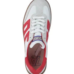 Back 70 Cloud 2505, Schnürschuhe, Damen, white/red 70