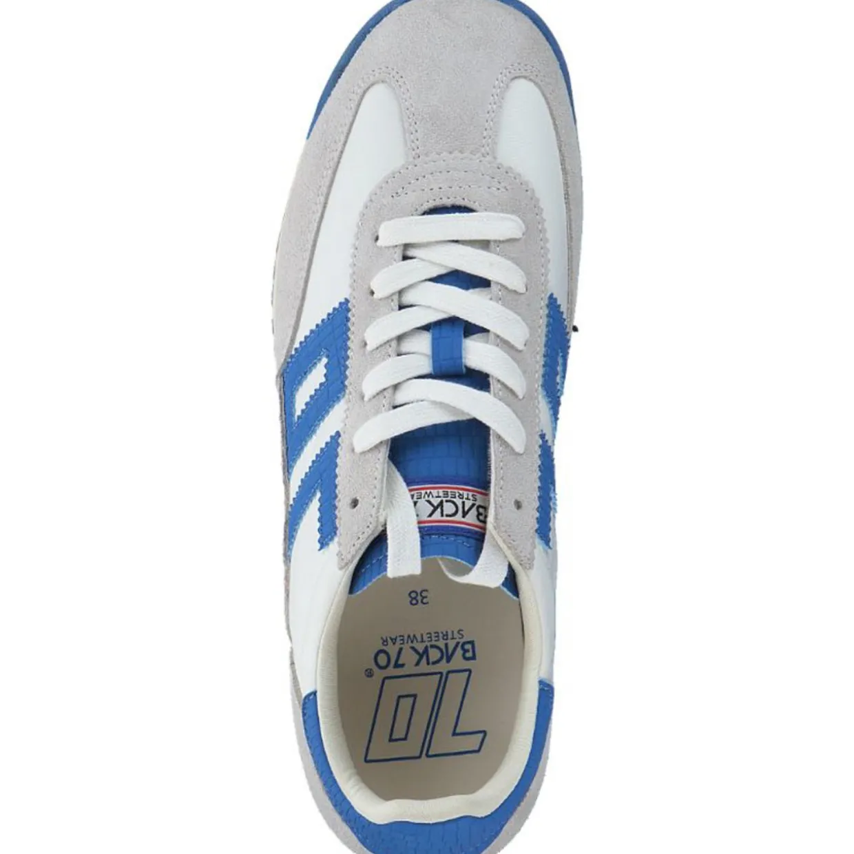 Back 70 Jogger 21, Schnürschuhe, Damen, white french/blue