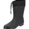 Bockstiegel Nils, Gummistiefel, Herren, Schwarz matt