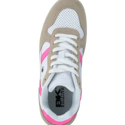 British Knights B47-3616-01 Raww, Schnürschuhe, Damen, white/beige/neon pink