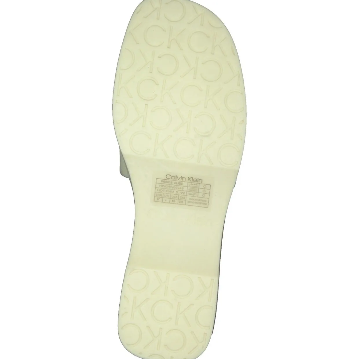 Calvin Klein HW0HW00749, Offene Halbschuhe, Damen, Gelb