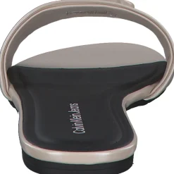 Calvin Klein YW0YW01348, Plateau-Pantoletten, Damen, whisper pink