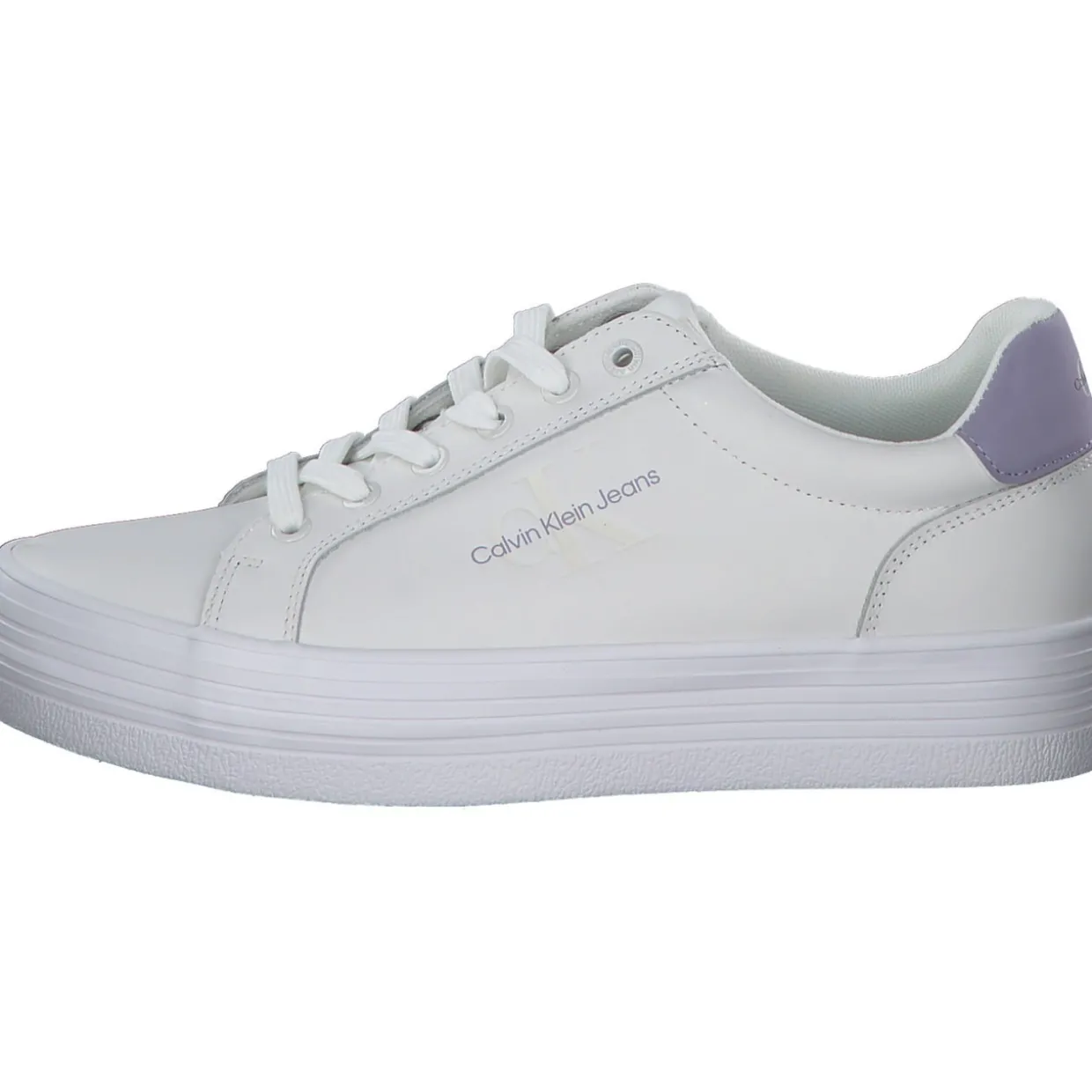 Calvin Klein YW0YW01223, Schnürschuhe, Damen, white/lavendel