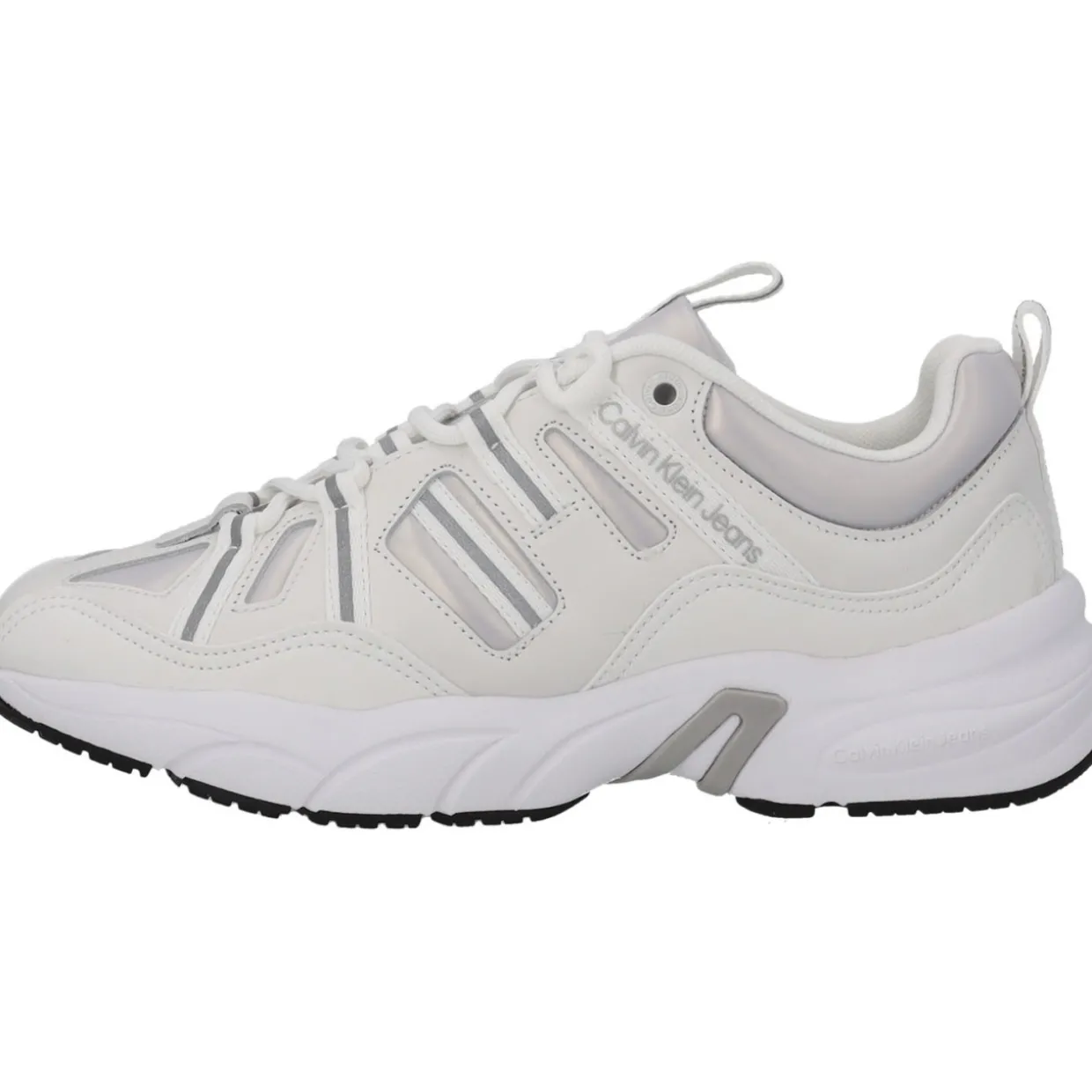 Calvin Klein YW0YW01044, Schnürschuhe, Damen, white/reflective