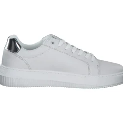 Calvin Klein YW0YW01224, Schnürschuhe, Damen, white/silver