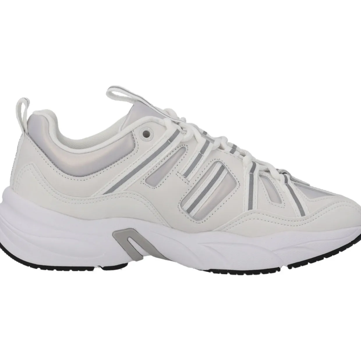 Calvin Klein YW0YW01044, Schnürschuhe, Damen, white/reflective