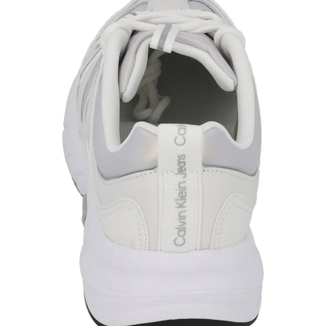Calvin Klein YW0YW01044, Schnürschuhe, Damen, white/reflective
