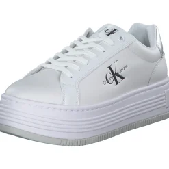 Calvin Klein YW0YW015160K9, Schnürschuhe, Damen, bright white / silver