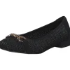 Caprice 22503, Ballerinas, Damen, BLACK COMB