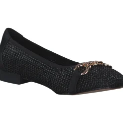 Caprice 22503, Ballerinas, Damen, BLACK COMB