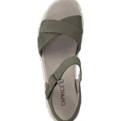 Caprice 28258, Klassische Sandalen, Damen, Cactus Nubuc